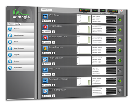 untangle firewall spi